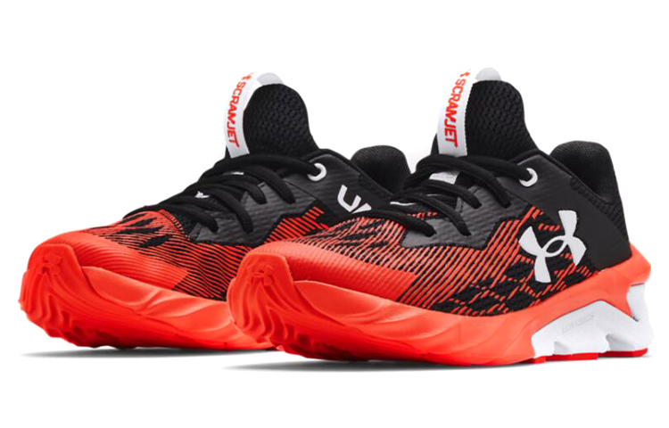 Lookbook (Kanak-Kanak) Under Armour Charged Scramjet 3 'Api Phoenix Hitam' 3022611-003
