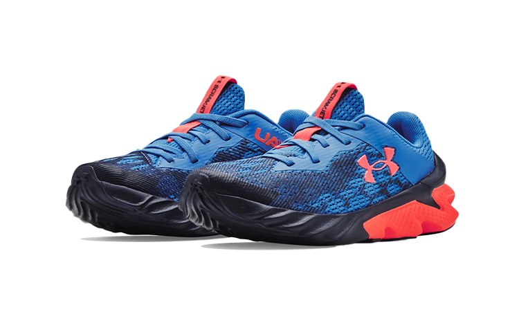 Lookbook (Grade School) Under Armour Charged Scramjet 3 ''Blau Circuit Academy'' 3022612-403