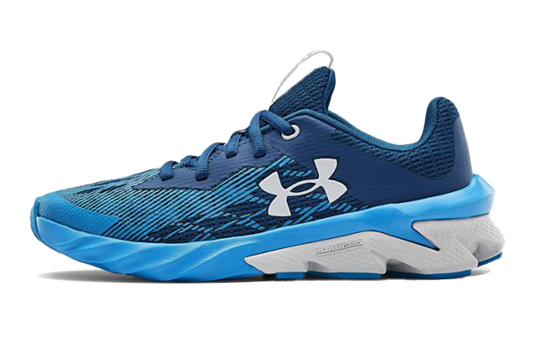 (Grade School) Under Armour Charged Scramjet 3 'Graphite Blue' 3022611-403