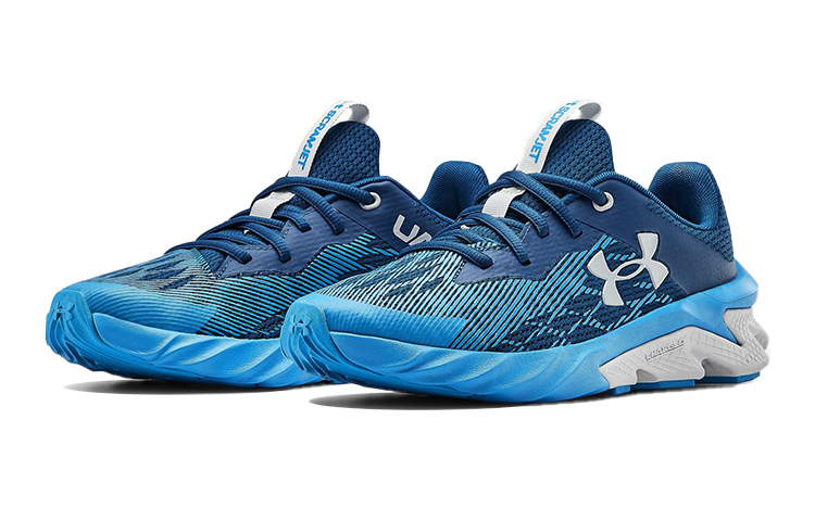 Lookbook (小学) Under Armour Charged Scramjet 3 '石墨蓝' 3022611-403