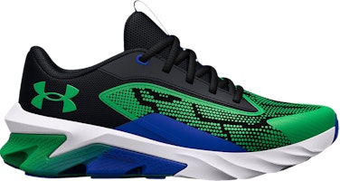 (Grade School) Under Armour Charged Scramjet 4 'Black Versa Blue' 3024208-002 (Grade School) Under Armour Charged Scramjet 4 'Black Versa Blue' 3024208-002