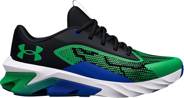 Under Armour Charged Scramjet 4 (Kanak-kanak) 'Black Versa Blue' 3024208-002 Buy Under Armour Charged Scramjet 4 (Kanak-kanak) 'Black Versa Blue' 3024208-002