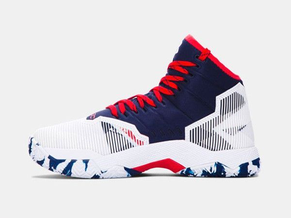 Order (Grade School) Under Armour Curry 2.5 ''USA'' Kinderen Sneakers 1274062-107