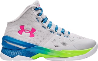 (Grade School) Under Armour Curry 2 Retro 'Splash Party' 3026305-100 (Grade School) Under Armour Curry 2 Retro 'Splash Party' 3026305-100
