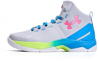 (Grade School) Under Armour Curry 2 Retro 'Splash Party' 3026305-100 (Grade School) Under Armour Curry 2 Retro 'Splash Party' 3026305-100