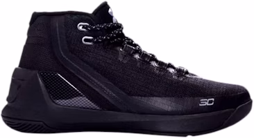 (Grade School) Under Armour Curry 3 'Triple Black' 1274061-001 (Grade School) Under Armour Curry 3 'Triple Black' 1274061-001