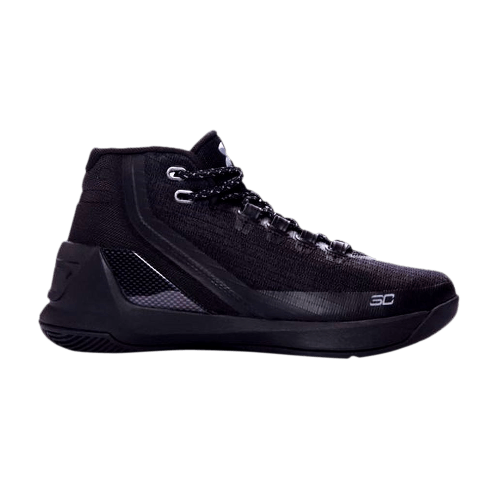 (Grade School) Under Armour Curry 3 'Triple Black' 1274061-001