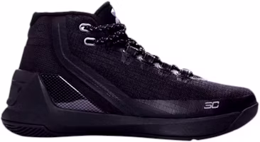(Grade School) Under Armour Curry 3 'Triple Black' 1274061-001 (Grade School) Under Armour Curry 3 'Triple Black' 1274061-001
