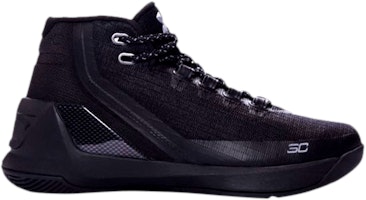 (Grade School) Under Armour Curry 3 'Triple Black' 1274061-001 (Grade School) Under Armour Curry 3 'Triple Black' 1274061-001