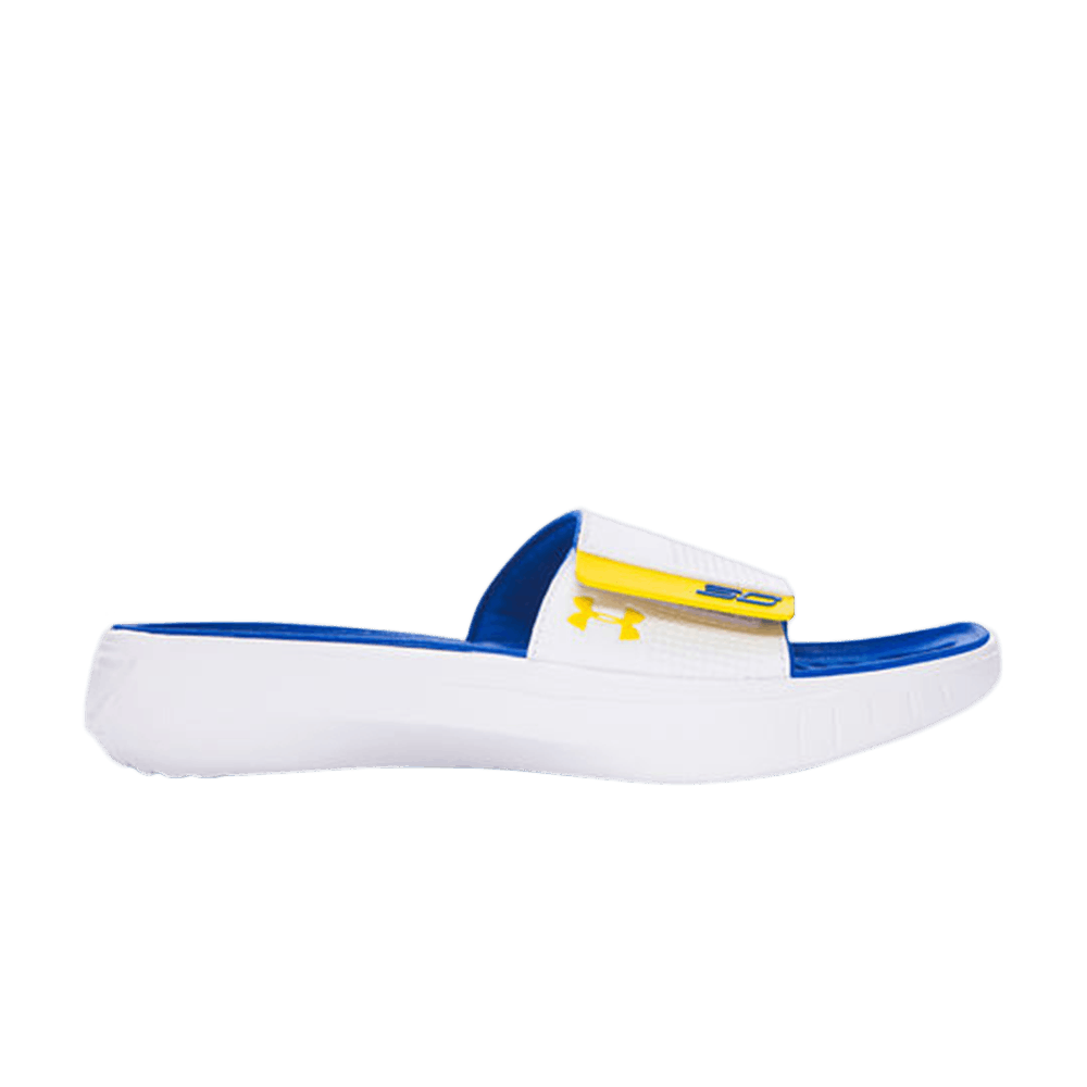(Grade School) Under Armour Curry 3 Slides 'Warriors' 1287209-104