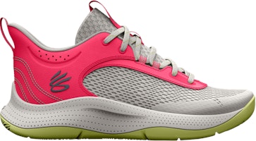 (Grade School) Under Armour Curry 3Z6 'Grey Mist Pink Shock' 3025091-102 (Grade School) Under Armour Curry 3Z6 'Grey Mist Pink Shock' 3025091-102