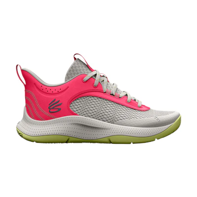 (GS) UA Curry 3Z6 'Grey Mist Pink Shock'