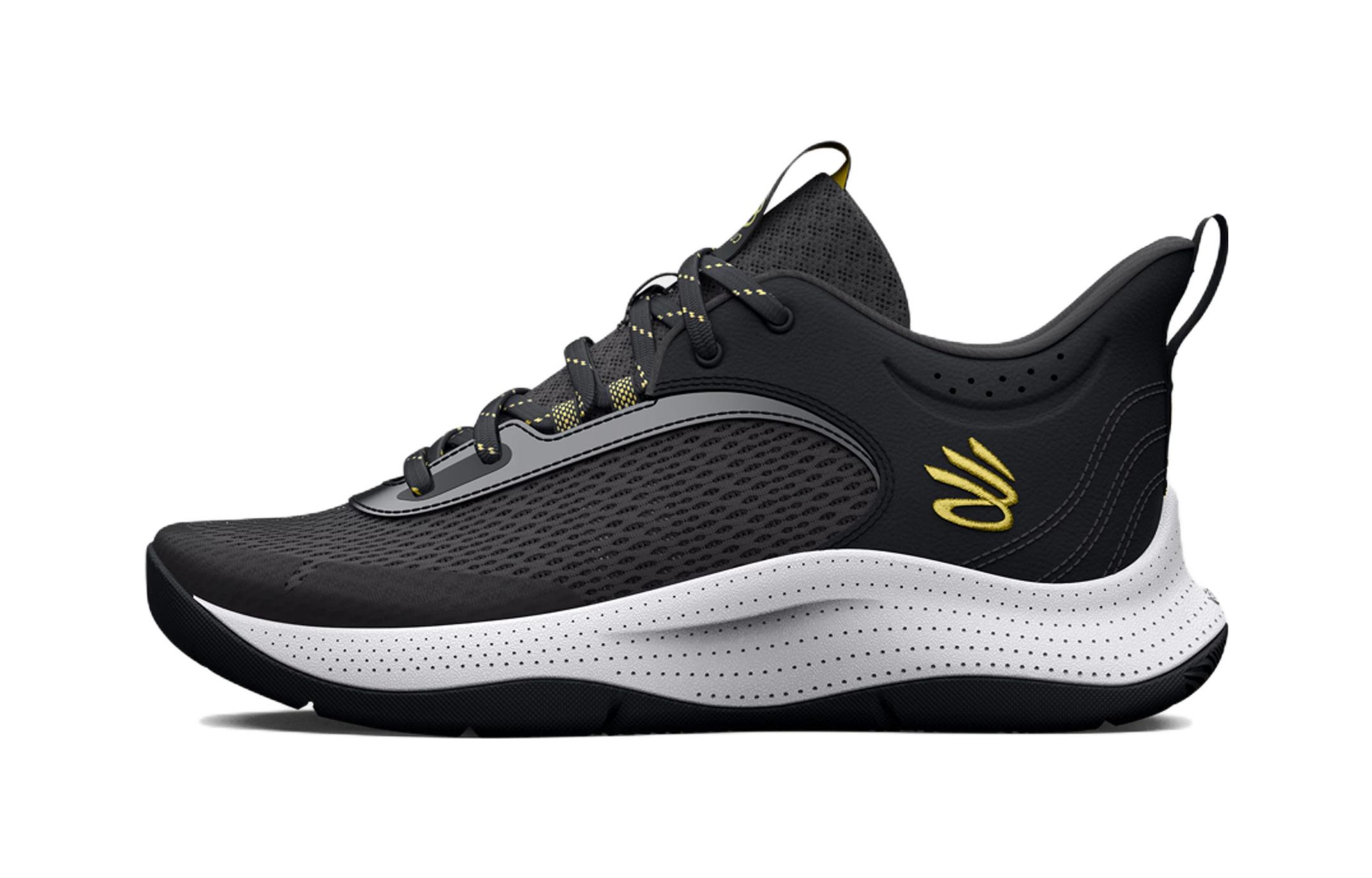 (Grade School) Under Armour Curry 3Z6 'Jet Grey Gold' 3025091-100
