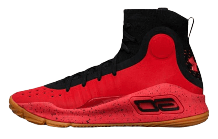 (Grade School) Under Armour Curry 4 'Red Black Gum' 1295995-602