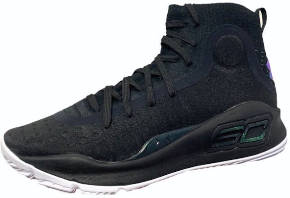 (Grade School) Under Armour Curry 4 Mid 'Black' 1295995-007 Lookbook (Grade School) Under Armour Curry 4 Mid 'Black' 1295995-007