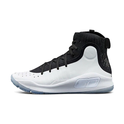 (GS) UA Curry 4 Mid 'Black White'