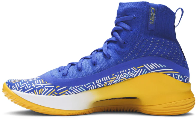 (大童) 安德玛 Curry 4 中帮 'More Fun' 篮球鞋 1295995-403 Lookbook (大童) 安德玛 Curry 4 中帮 'More Fun' 篮球鞋 1295995-403