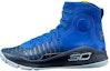 Buy (Grade School) Under Armour Curry 4 Mid GS 'GSW' untuk Kanak-Kanak 1295995-402