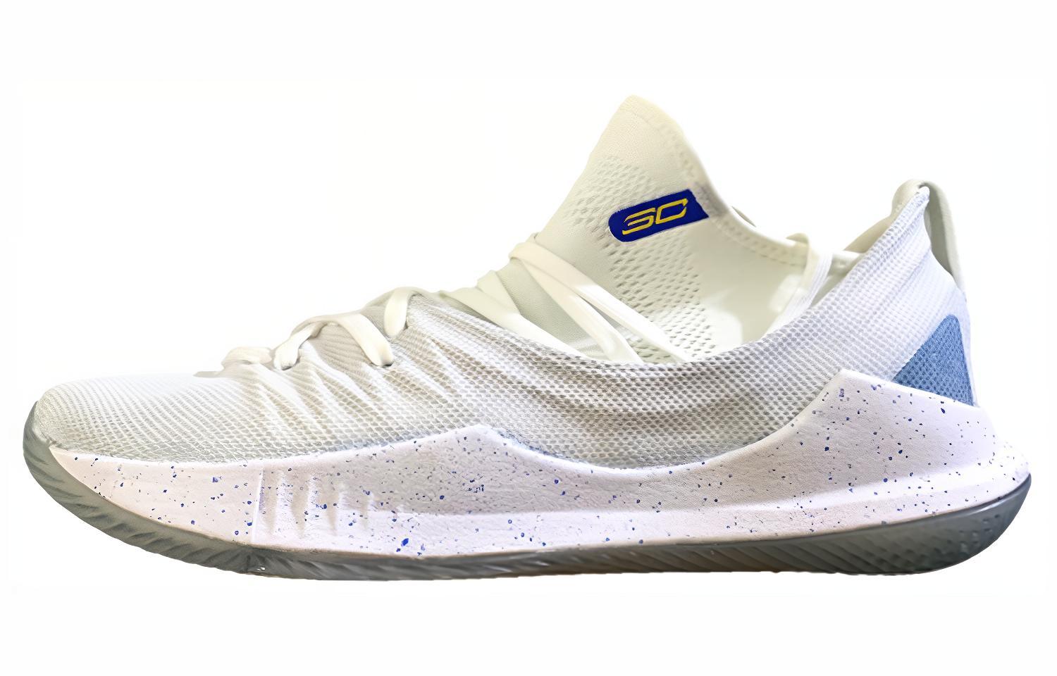 (Grade School) Under Armour Curry 5 White Ice 3020741-106
