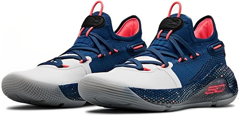 (Grade School) Under Armour Curry 6 Festa Splash 3020415-405 Shop (Grade School) Under Armour Curry 6 Festa Splash 3020415-405