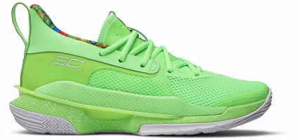 (Grade School) Under Armour Curry 7 Sour Patch Kids Lime 3022113-302 (Grade School) Under Armour Curry 7 Sour Patch Kids Lime 3022113-302