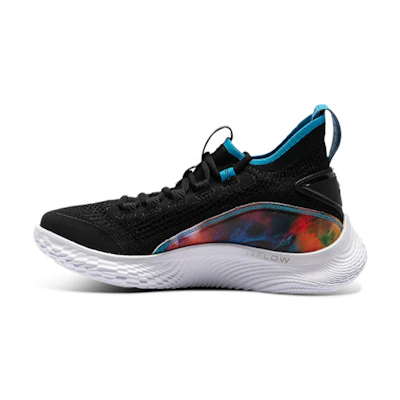 (GS) UA Curry 8 Tie Dye Black