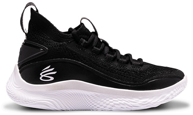 小学版 Under Armour Curry Flow 8 黑白款球鞋 3023527-002 Order 小学版 Under Armour Curry Flow 8 黑白款球鞋 3023527-002