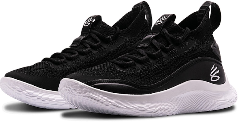 小学版 Under Armour Curry Flow 8 黑白款球鞋 3023527-002 Lookbook 小学版 Under Armour Curry Flow 8 黑白款球鞋 3023527-002