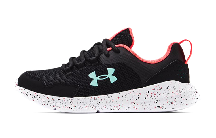 (Grade School) Under Armour Essential 'Paint Splatter - Black White' 3024846-001
