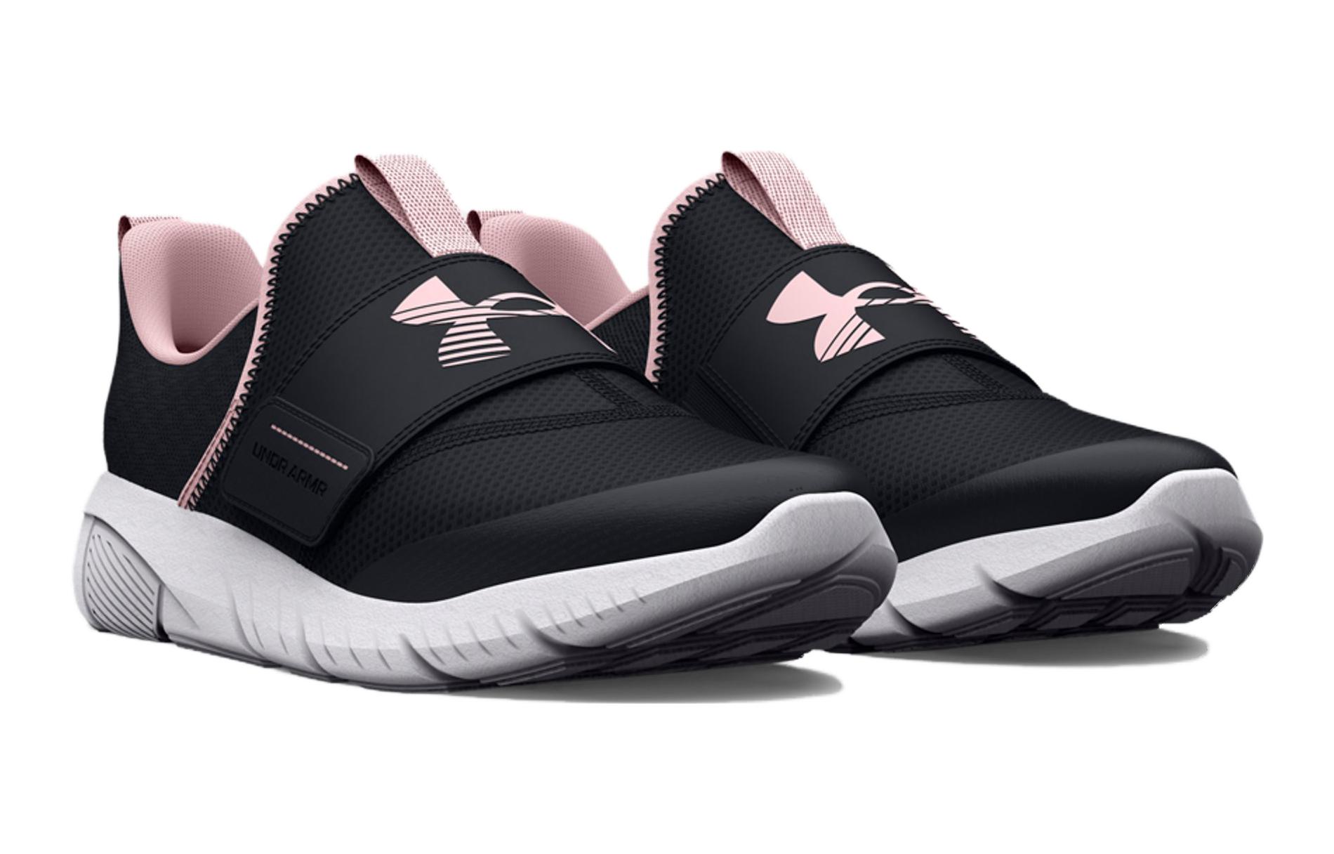 Lookbook 언더아머 플래시 블랙/핑크 (초등학생용) 3026721-001