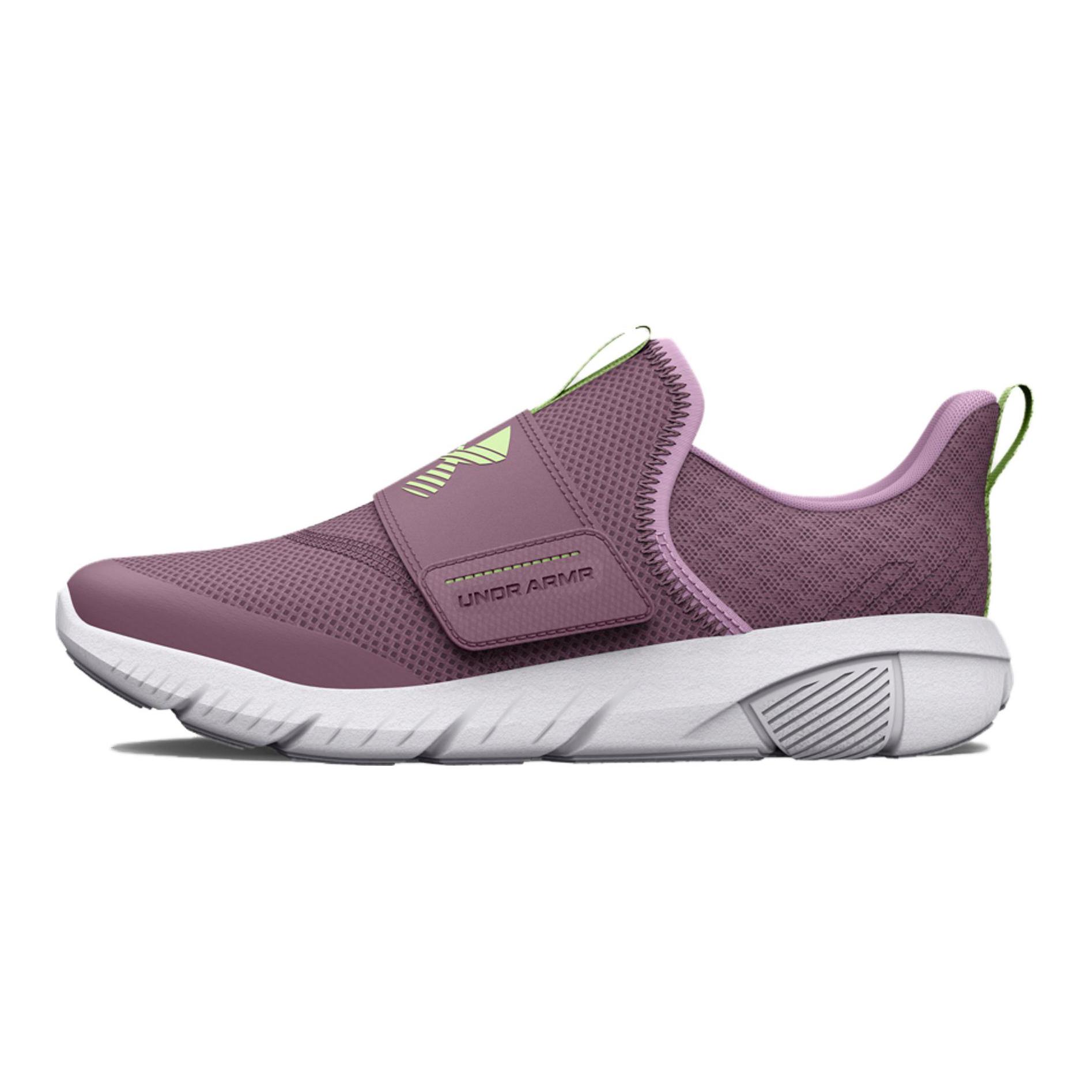 (Grade School) Under Armour Flash 'Misty Purple Lumos Lime' 3026721-500