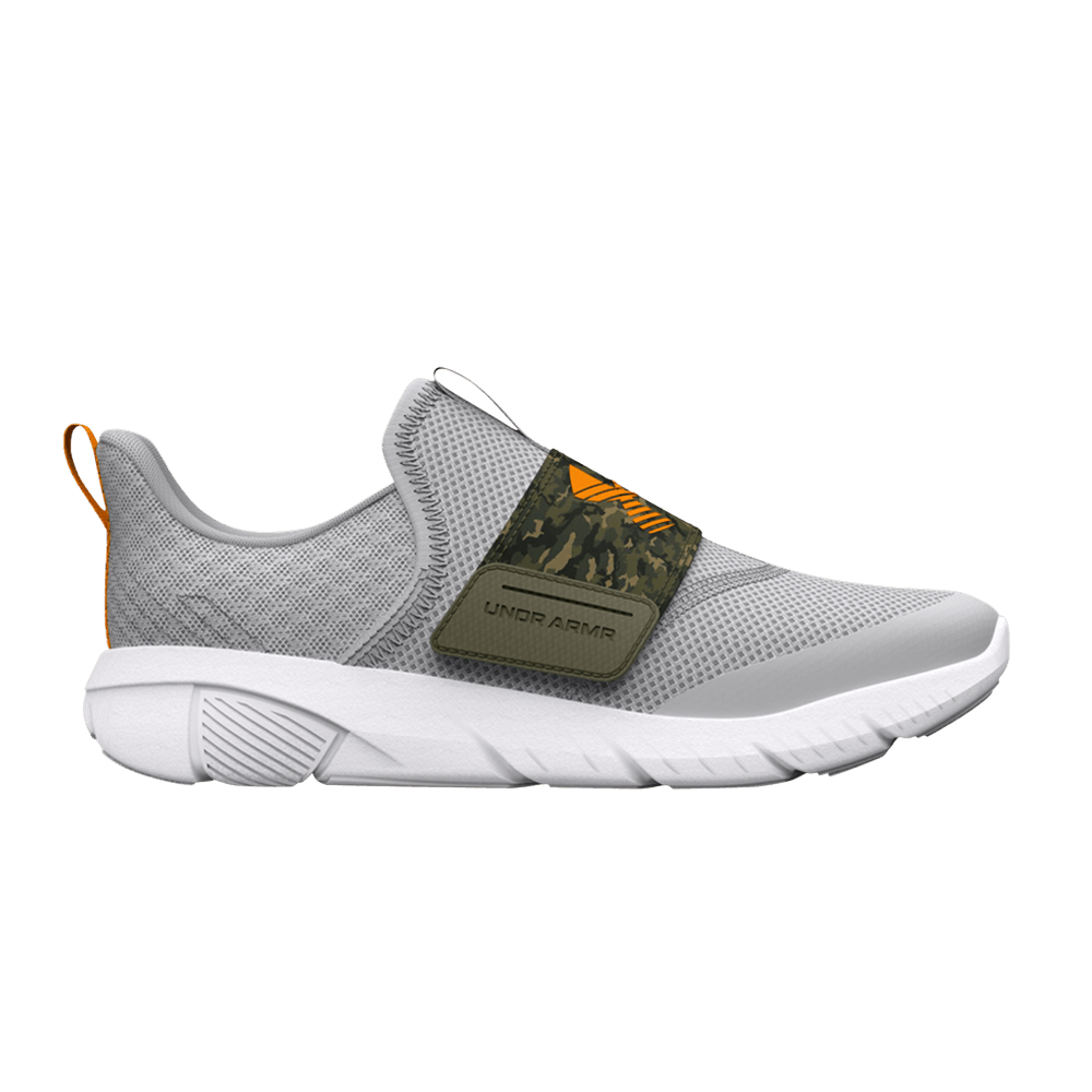 (Grade School) Under Armour Flash Printed 'Mod Grey Camo' 3027171-100