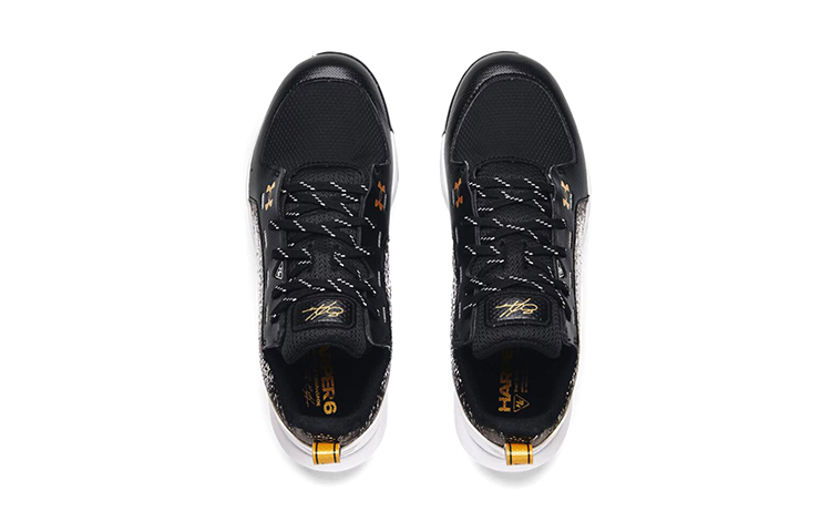 Shop (Grade School) Under Armour Harper 6 Mid RM ''Zwart Wit'' 3024325-001