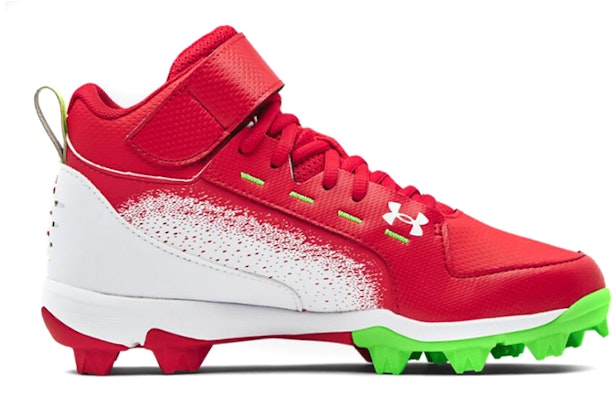 (Grade School) Under Armour Harper 6 Mid RM 'Red Hyper Green' 3024325-600 Order (Grade School) Under Armour Harper 6 Mid RM 'Red Hyper Green' 3024325-600