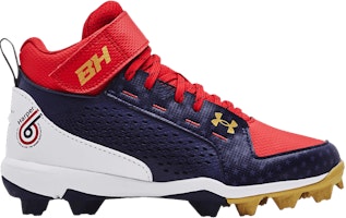 (Grade School) Under Armour Harper 6 Mid RM LE 'White Midnight Navy' 3024326-100 (Grade School) Under Armour Harper 6 Mid RM LE 'White Midnight Navy' 3024326-100