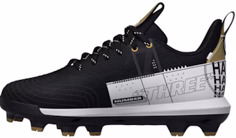 Order (學齡) Under Armour Harper 7 低筒TPU '黑白金' 3025596-001