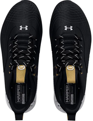 (Grade School) Under Armour Harper 7 Low TPU ''Zwart Wit Goud'' 3025596-001 Shop (Grade School) Under Armour Harper 7 Low TPU ''Zwart Wit Goud'' 3025596-001