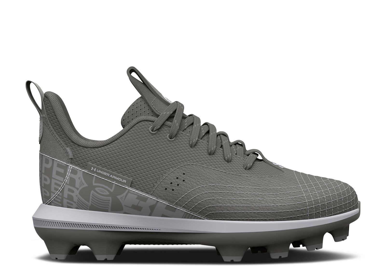 (Grade School) Under Armour Harper 7 Low TPU 'Grey White' 3025596-101