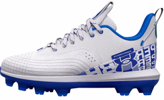 (Grade School) Under Armour Harper 7 Low TPU 'White Royal' 3025596-400 (Grade School) Under Armour Harper 7 Low TPU 'White Royal' 3025596-400