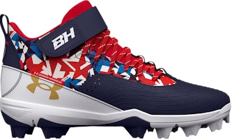 (Grade School) Under Armour Harper 7 Mid RM 'USA' 3025599-400 (Grade School) Under Armour Harper 7 Mid RM 'USA' 3025599-400