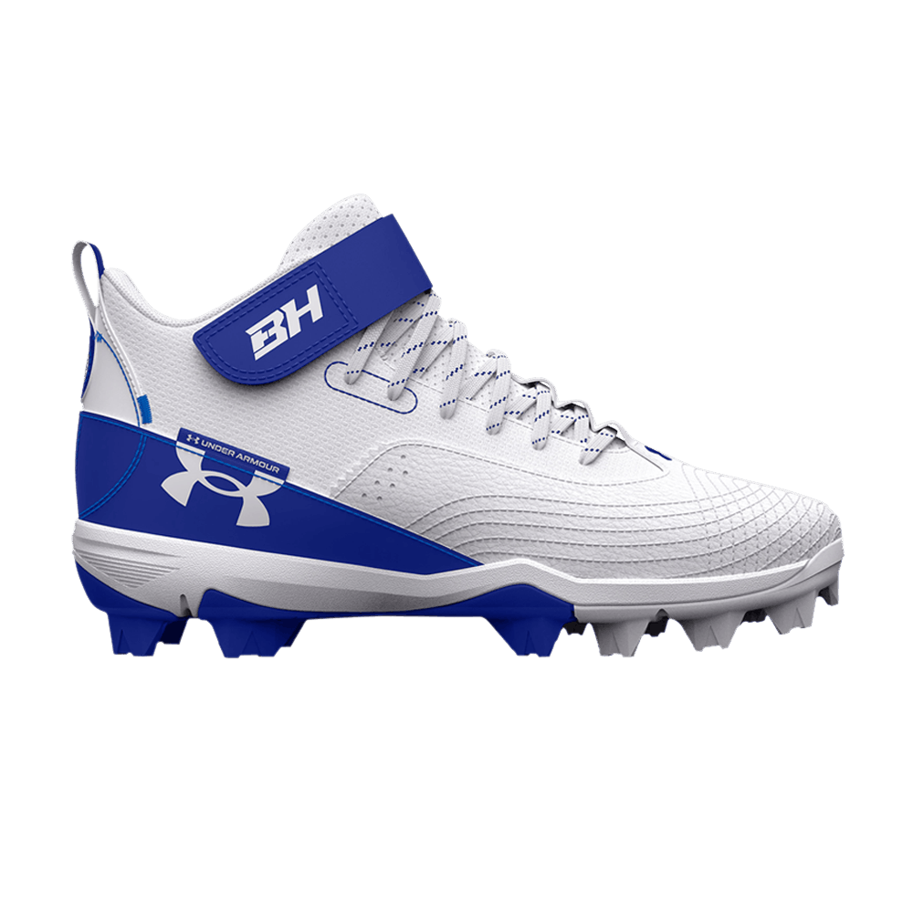 (Grade School) Under Armour Harper 7 Mid RM 'White Royal' 3025598-400