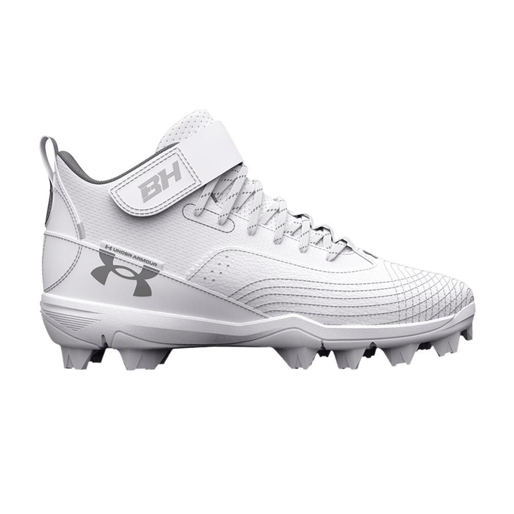 (Grade School) Under Armour Harper 7 Mid RM 'White Mod Grey' 3025598-100