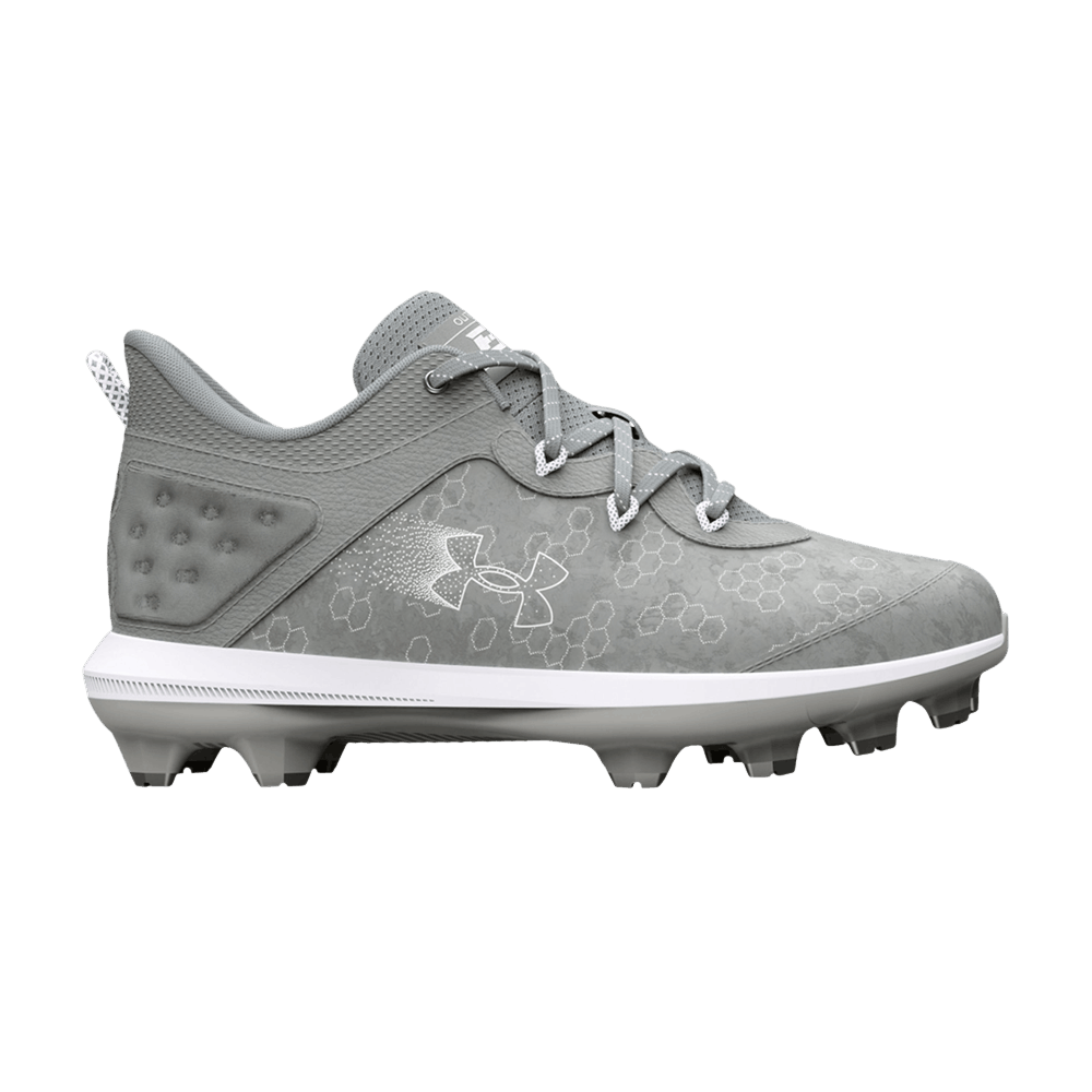 (Grade School) Under Armour Harper 8 TPU 'Baseball Grey White' 3026595-101
