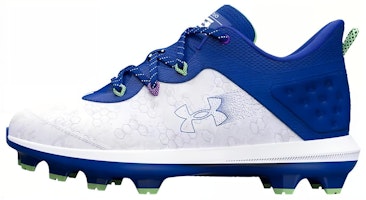 (Grade School) Under Armour Harper 8 TPU 'Royal White' 3026595-400 (Grade School) Under Armour Harper 8 TPU 'Royal White' 3026595-400