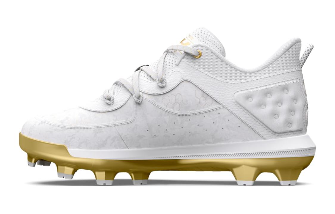 Buy (小學) Under Armour Harper 8 TPU '白色金屬金' 3026595-100