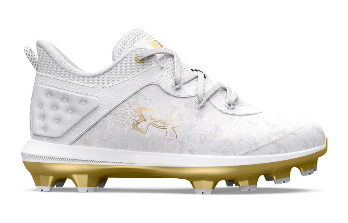 Order (小學) Under Armour Harper 8 TPU '白色金屬金' 3026595-100