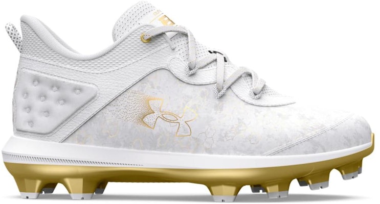 (Grade School) Under Armour Harper 8 TPU 'White Metallic Gold' 3026595-100 Order (Grade School) Under Armour Harper 8 TPU 'White Metallic Gold' 3026595-100