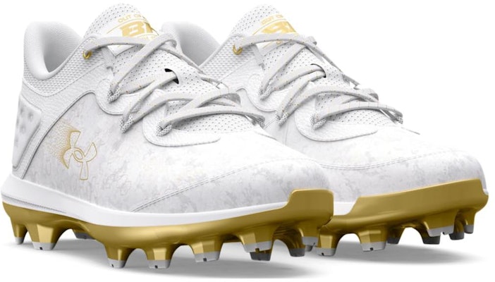 (Zapatos Escolares) Under Armour Harper 8 TPU 'Blanco Oro Metálico' 3026595-100 Lookbook (Zapatos Escolares) Under Armour Harper 8 TPU 'Blanco Oro Metálico' 3026595-100
