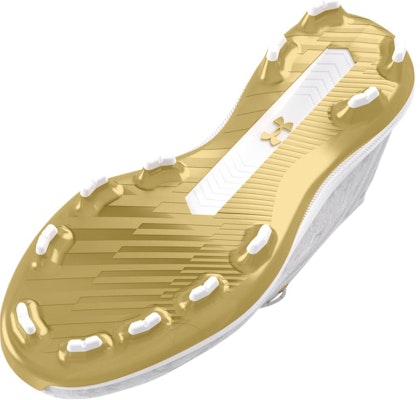 (Grade School) Under Armour Harper 8 TPU 'White Metallic Gold' 3026595-100 Shop (Grade School) Under Armour Harper 8 TPU 'White Metallic Gold' 3026595-100
