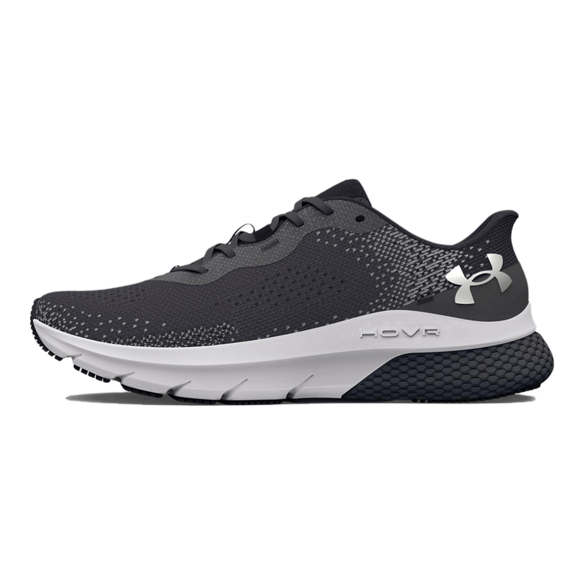 (Grade School) Under Armour HOVR Turbulence 2 'Jet Grey Metallic Silver' 3027775-101